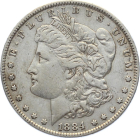 USA 1 Dollar 1884 – Morgan Dollar Silber